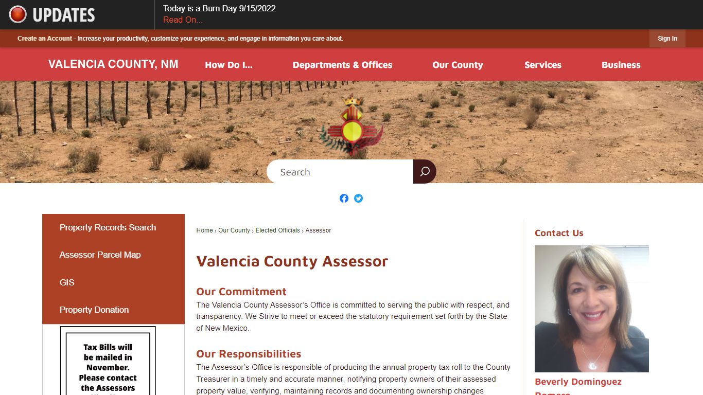 Valencia County Assessor | Valencia County, NM